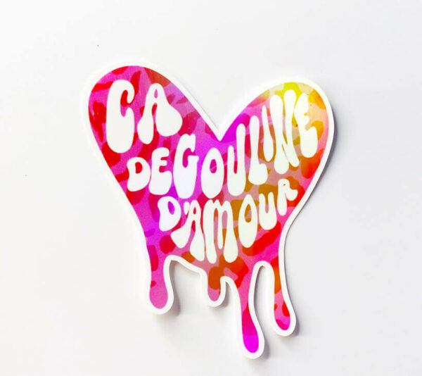 Sticker Ca dégouline d'amour – Image 2